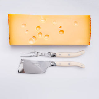 Cheese set - Bee ivory handle Ostesett Claude Dozorme 