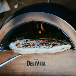 DeliVita Vedfyrt Pizzaovn - Emarald Grønn Griller & pizzaovner Delivita 