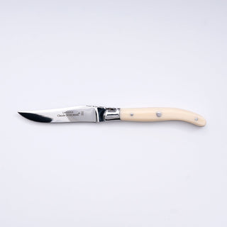 Eske med 6 Laguiole biffkniver - Ivory Knivsett/gaveesker Forge de Laguiole 