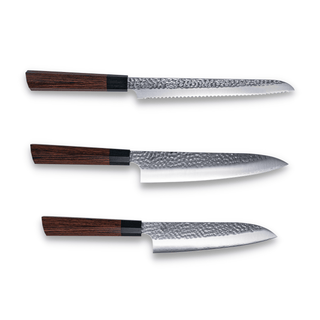 Heptagon Wood - Santoku,17cm Kokkekniv Seki Kanetsugu 