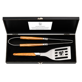 Luxury Line BBQ Set Olive wood Griller & pizzaovner Style de Vie Authentique 