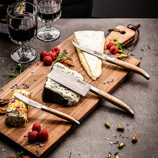 Luxury Line Cheese knives Oak Ostesett Style de Vie Authentique 