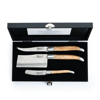 Luxury Line Cheese knives Oak Ostesett Style de Vie Authentique 