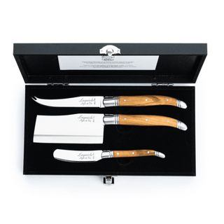 Luxury Line Cheese knives Olive Wood Ostesett Style de Vie Authentique 