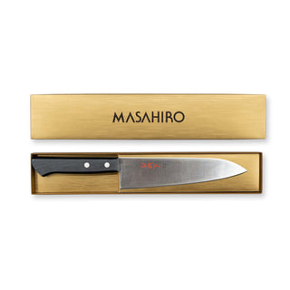 Masahiro Hirotsuna Gold 18 cm kokkekniv Kokkekniv Masahiro 