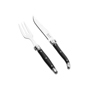 Premium Line 12-piece Mini cutlery - Black Knivsett/gaveesker Style de Vie Authentique 