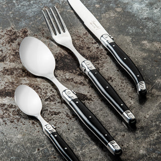 Premium Line Cutlery set Black Knivsett/gaveesker Style de Vie Authentique 