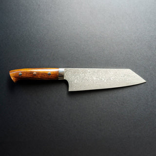 Takeshi Saji R-2 Custom Black Damascus Wild Series Bunka - 18 cm Kokkekniv Takeshi Saji 